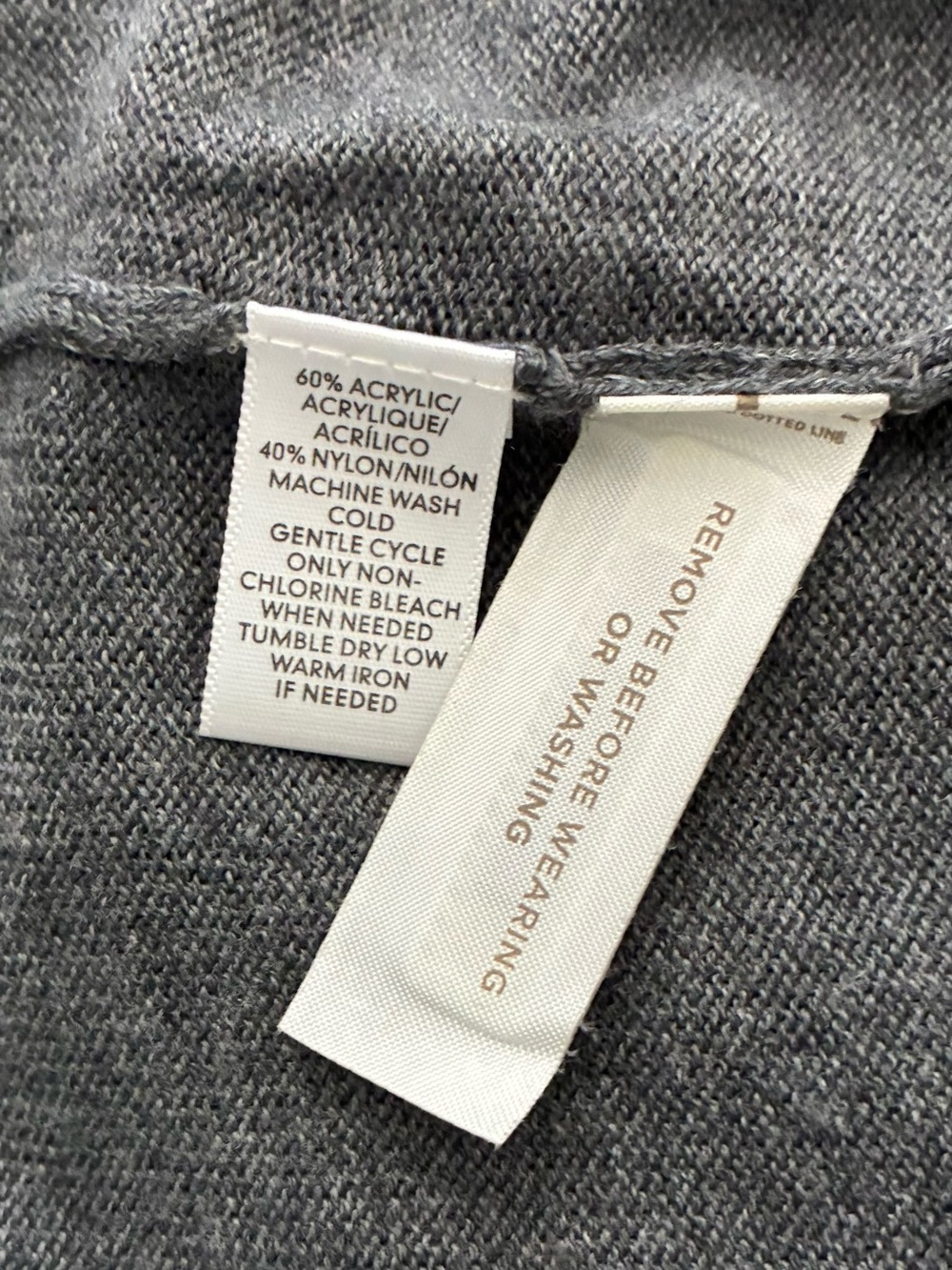 New Lou & Grey Signaturesoft Open-Front Cardigan Sweater - Picture 3 of 4